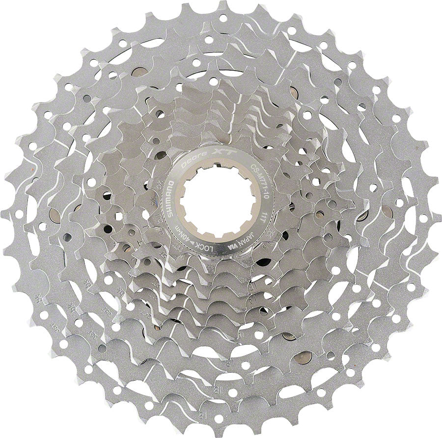 Shimano Deore XT CS-M771 Cassette - 10 Speed 11-36t Silver