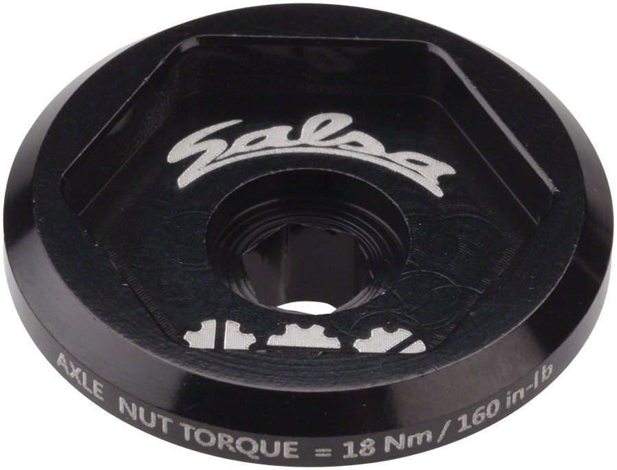 Salsa Split Pivot Dropout Tool Top Cap Black with Black Bolt