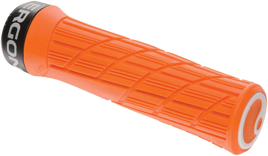 Ergon GE1 Evo Slim Grips - Juicy Orange Lock-On