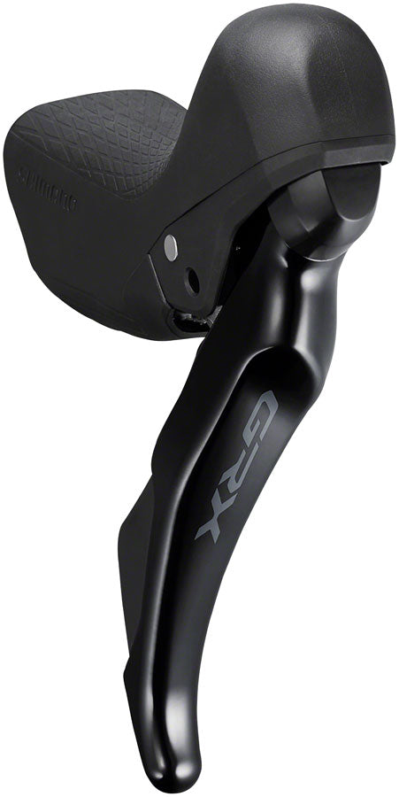 Shimano GRX ST-RX400/BR-RX400 Hydraulic Disc Brake Brake/Shift Lever - Right 10-Speed Flat Mount Finned Resin Pads BLK