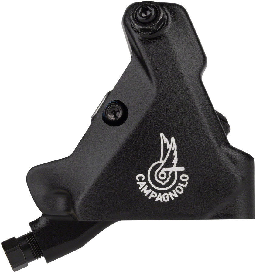 Campagnolo Super Record Ergopower Hydraulic Brake/Shift Lever Disc Caliper - Left/Front 12-Speed 140mm Flat Mount Caliper BLK