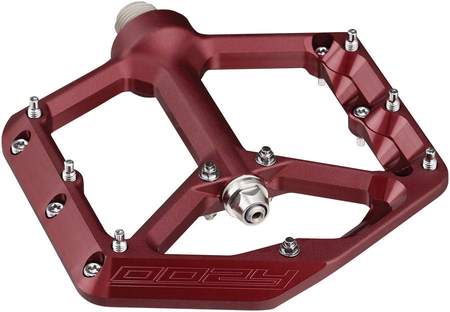 Spank Oozy Pedals - Platform Aluminum 9/16" Red