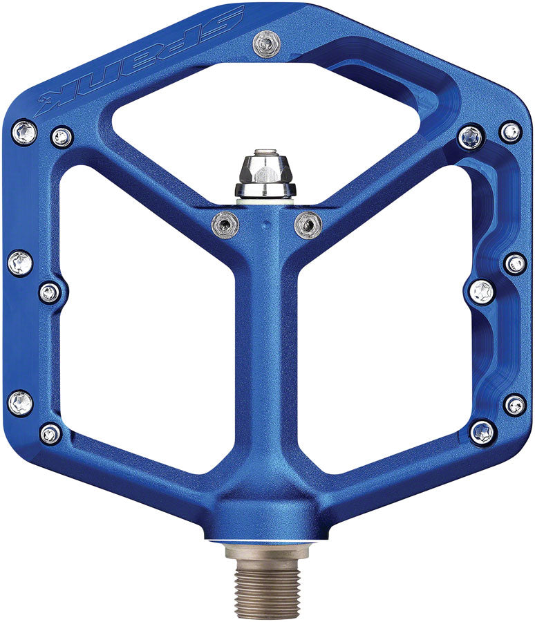 Spank Oozy Pedals - Platform Aluminum 9/16" Blue