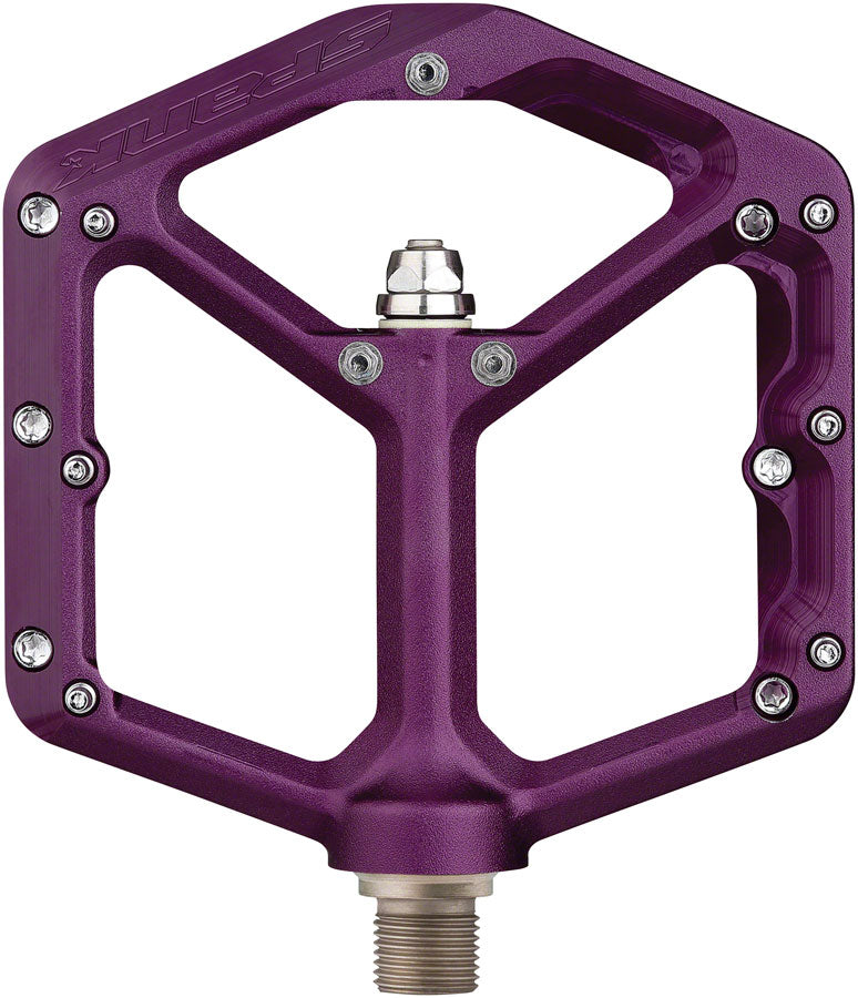 Spank Oozy Pedals - Platform Aluminum 9/16" Purple