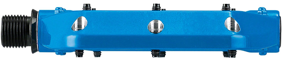 Spank SPOON DC Platform Pedals Body: Aluminum Spindle: Cr-Mo 9/16 Blue