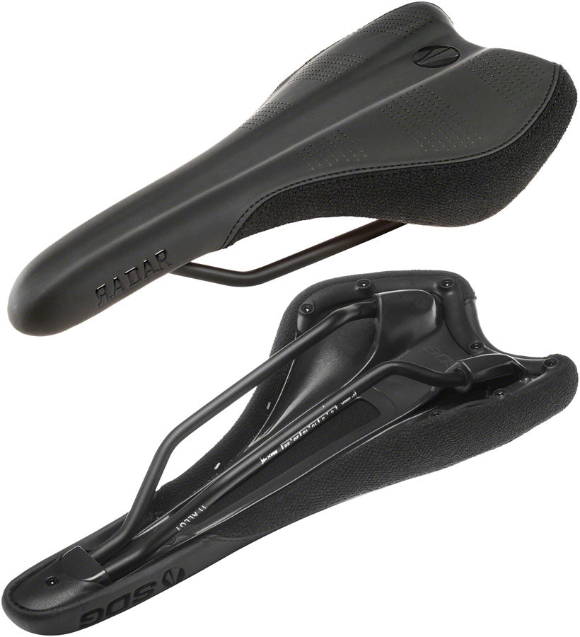 SDG Radar Mtn Saddle Ti-Alloy Rails - Black