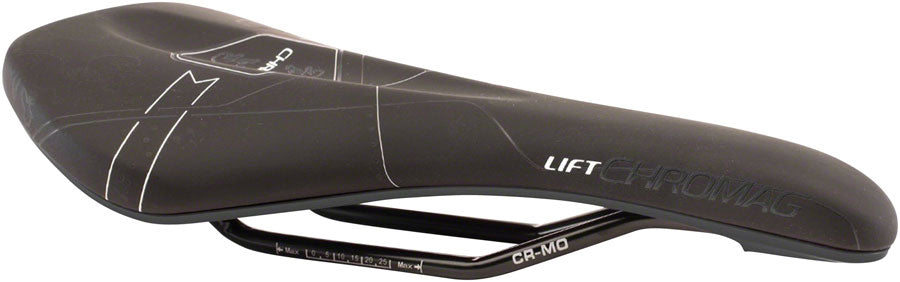 Chromag Lift Saddle Synth Top CrMo Rails - Black/Gray