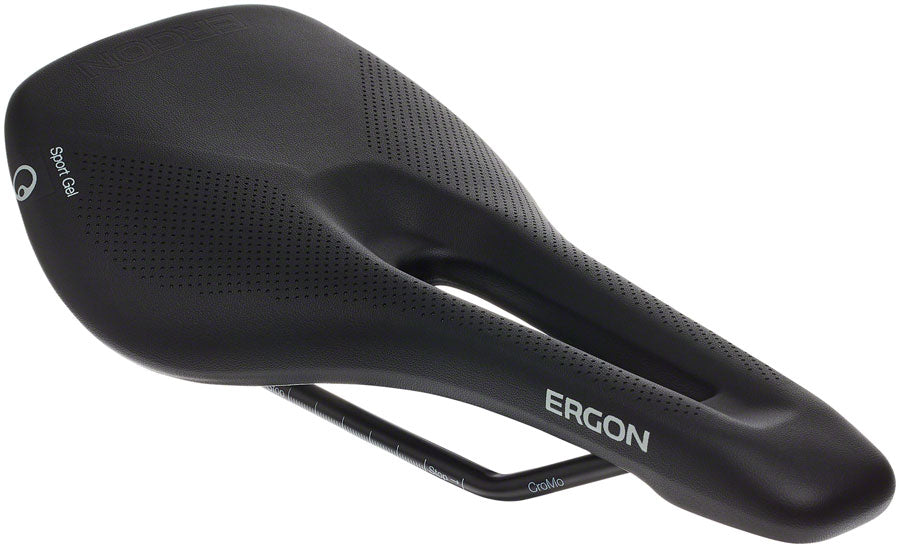 Ergon SR Sport Gel Saddle - Chromoly Black Womens Small/Medium