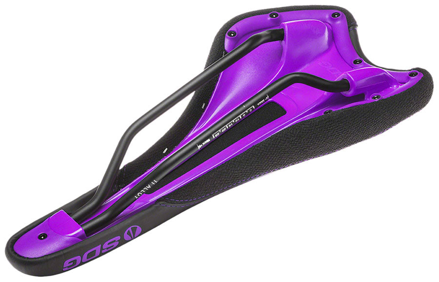 SDG Radar Mtn Saddle Ti-Alloy Rails - Purple/Black