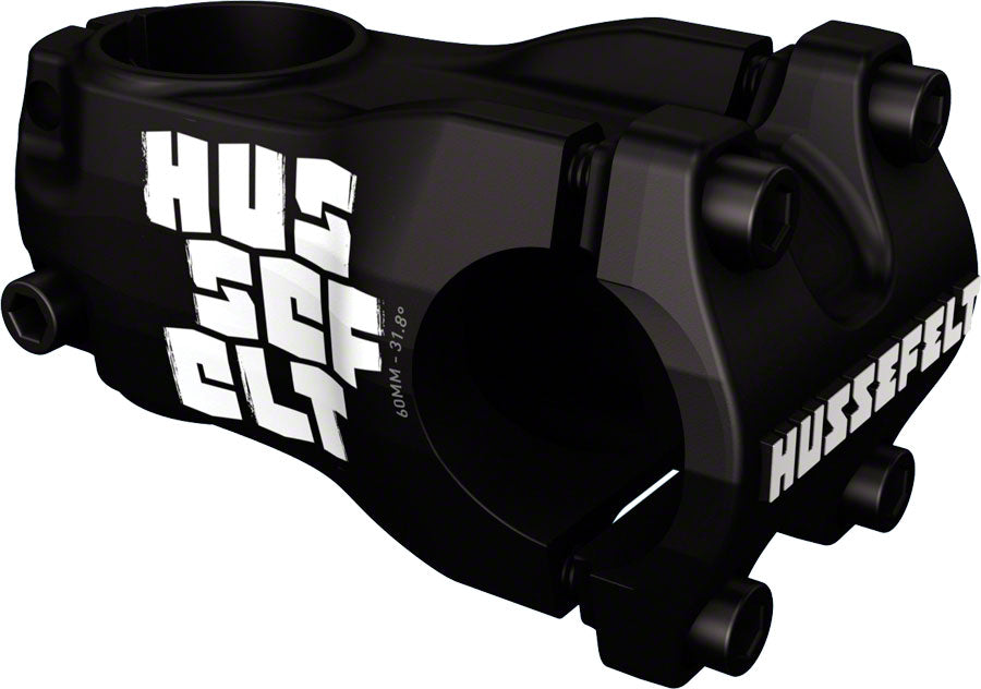 TruVativ Hussefelt Stem - 60mm 31.8 Clamp +/-0 1 1/8" Aluminum Black