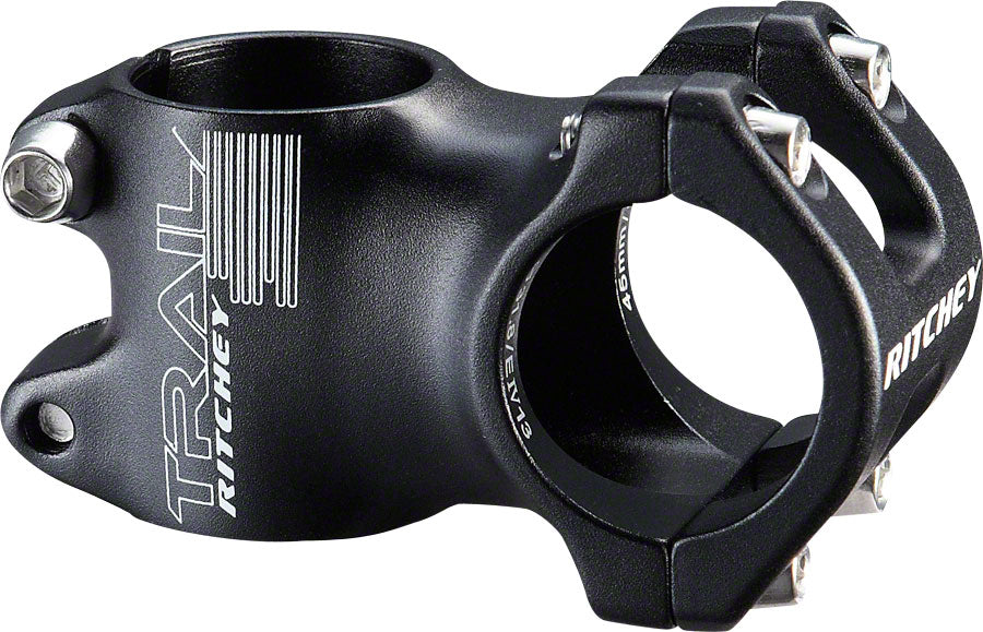 Ritchey Trail Stem - 80mm 31.8 Clamp +/-0 1 1/8" Alloy Black