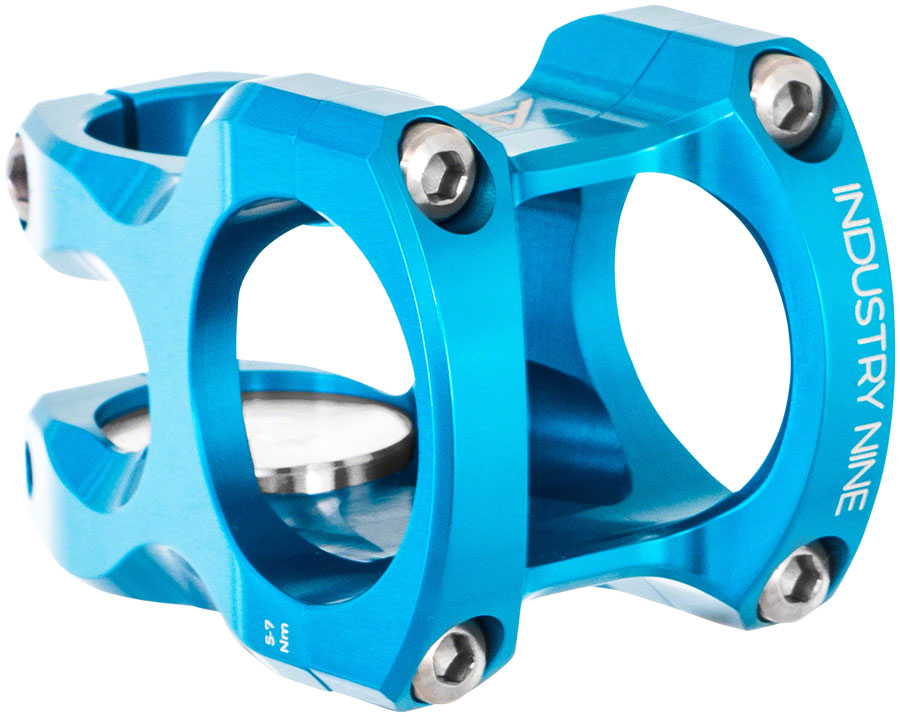 Industry Nine A35 Stem - 50mm 35mm Clamp +/-6 1 1/8" Aluminum Turquoise