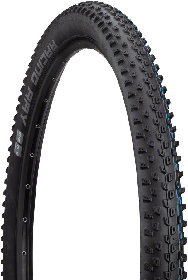 Schwalbe Racing Ray Addix Hybrid Tire 29x2.10 Folding Tubeless Ready Addix Speedgrip SnakeSkin 67TPI Black