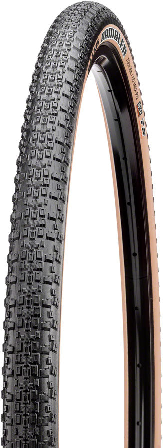 Maxxis Rambler Tire - 700 x 40 Tubeless Folding Black/Dark Tan Dual EXO