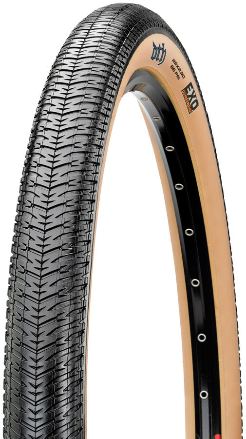 Maxxis DTH Tire - 26 x 2.30 Clincher Folding Black/Dark Tan EXO