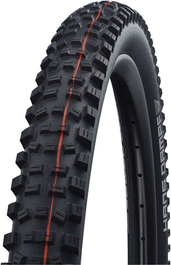 Schwalbe Hans Dampf II Addix Tire 27.5x2.60 Folding Tubeless Ready Addix Soft Super Gravity TL Easy Black