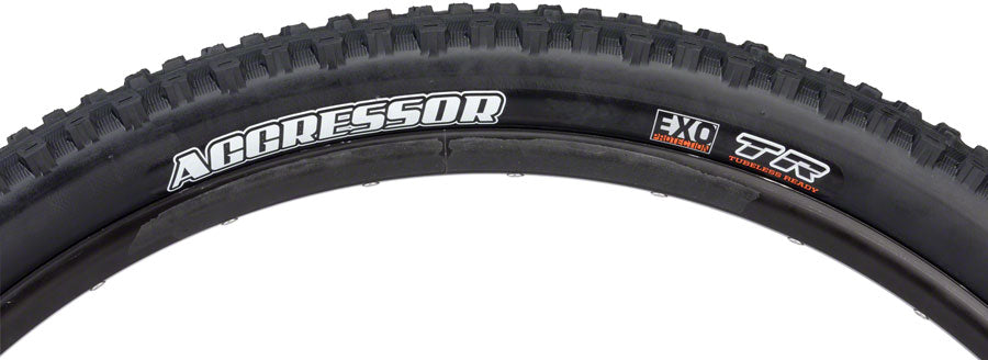 Maxxis Aggressor Tire - 27.5 x 2.3 Tubeless Folding Black Dual EXO