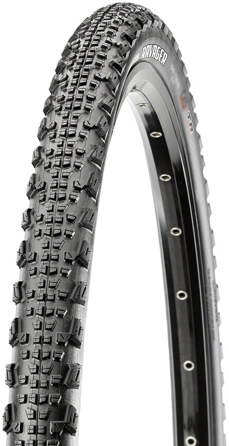 Maxxis Ravager Tire - 700 x 50 Tubeless Folding Black Dual EXO