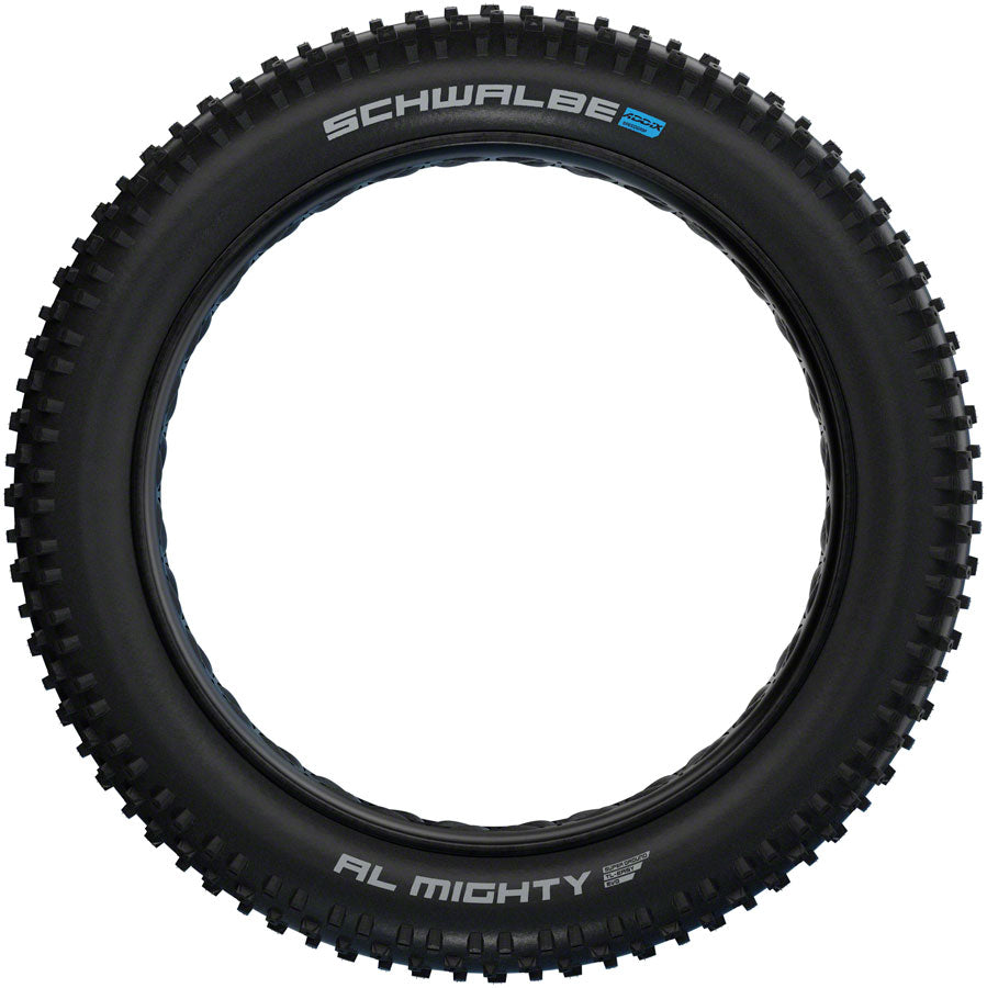 Schwalbe Al Mighty Tire - 26 x 4.8" Tubeless Folding BLK Evolution Line Addix Speed Grip Super Ground E-25