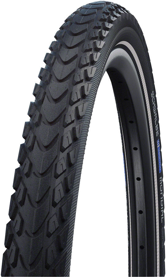 Schwalbe Marathon Mondial Hybrid Tire 700x35C Folding Clincher TravelStar DoubleDefense 67TPI Black