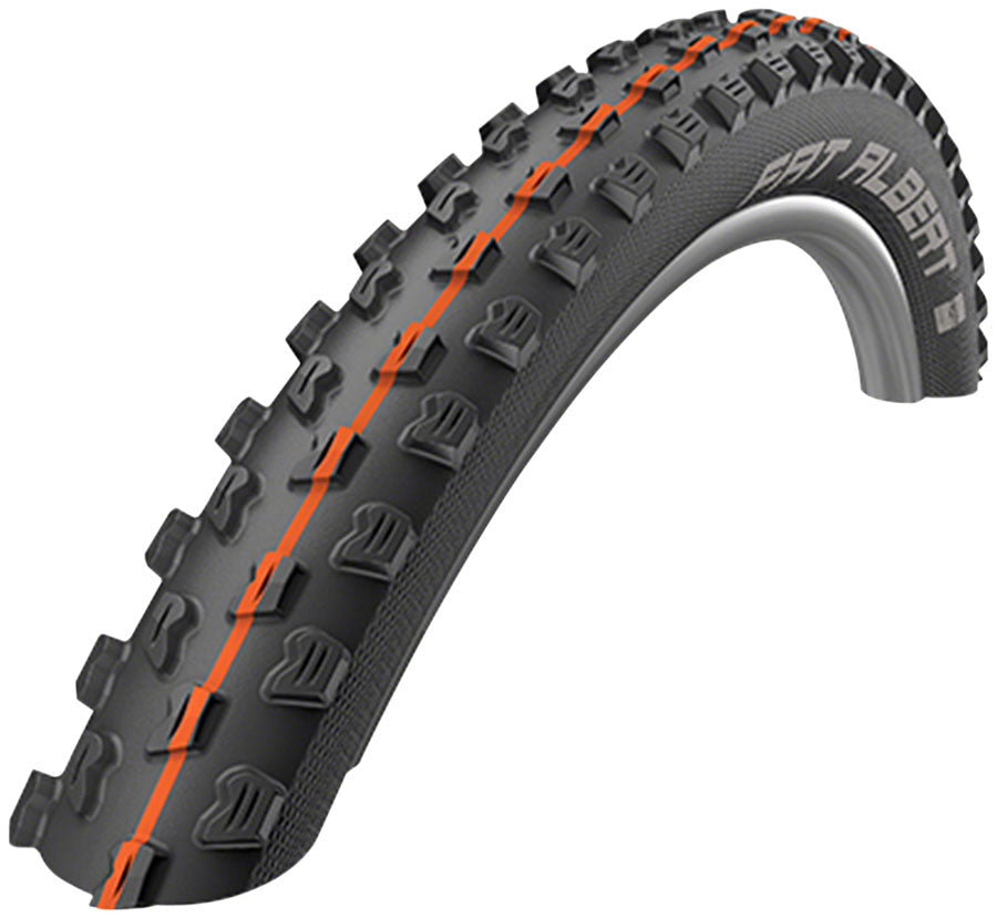 Schwalbe Fat Albert Front Tire - 27.5 x 2.35 Tubeless Folding BLK Evolution Addix Soft Snakeskin