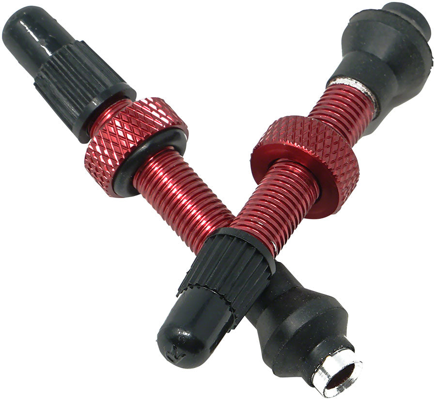 Industry Nine Tubeless Valves - 40mm Red Pair