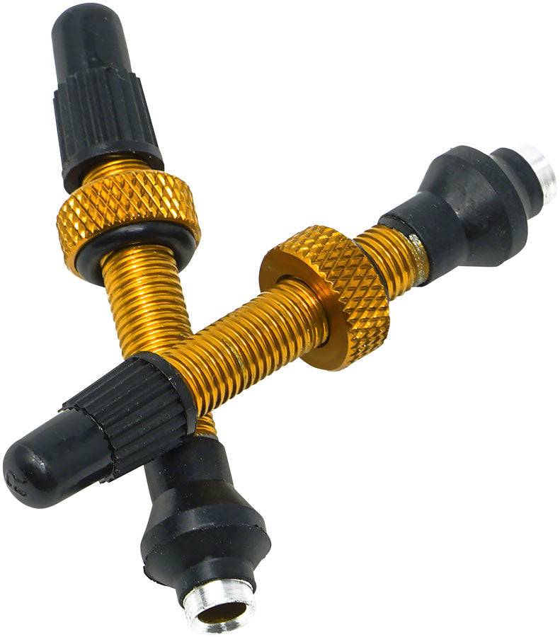 Industry Nine Tubeless Valves - 40mm Gold Pair