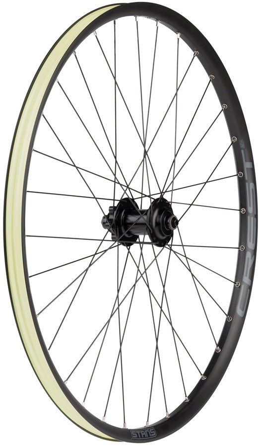 Stans Crest S2 Front Wheel - 26" QR x 100mm 6-Bolt Black