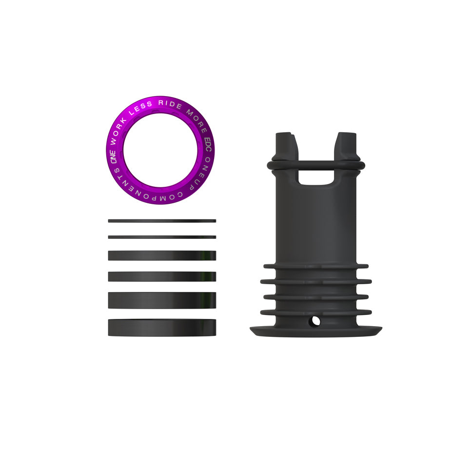 OneUp Components EDC Threaded Top Cap Purple