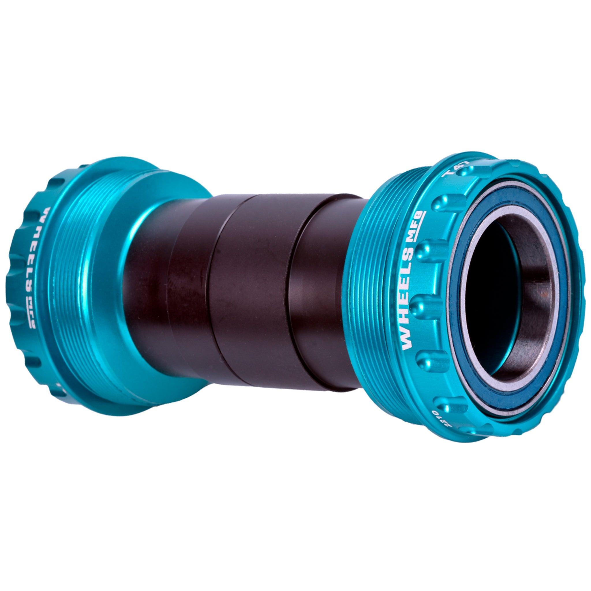 Wheels Mfg T47 Outboard Threaded BB 30mm Base Teal